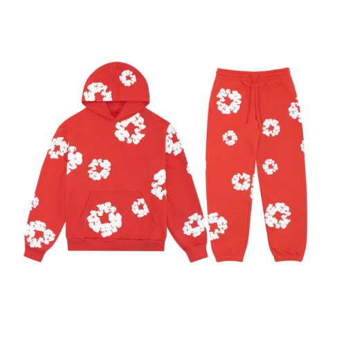 Bloemenprint trainingspak – unisex hoodie & jogger