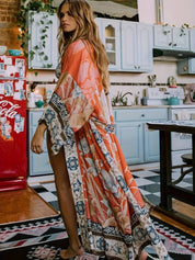 Bohemian bloemen kimono - Isla