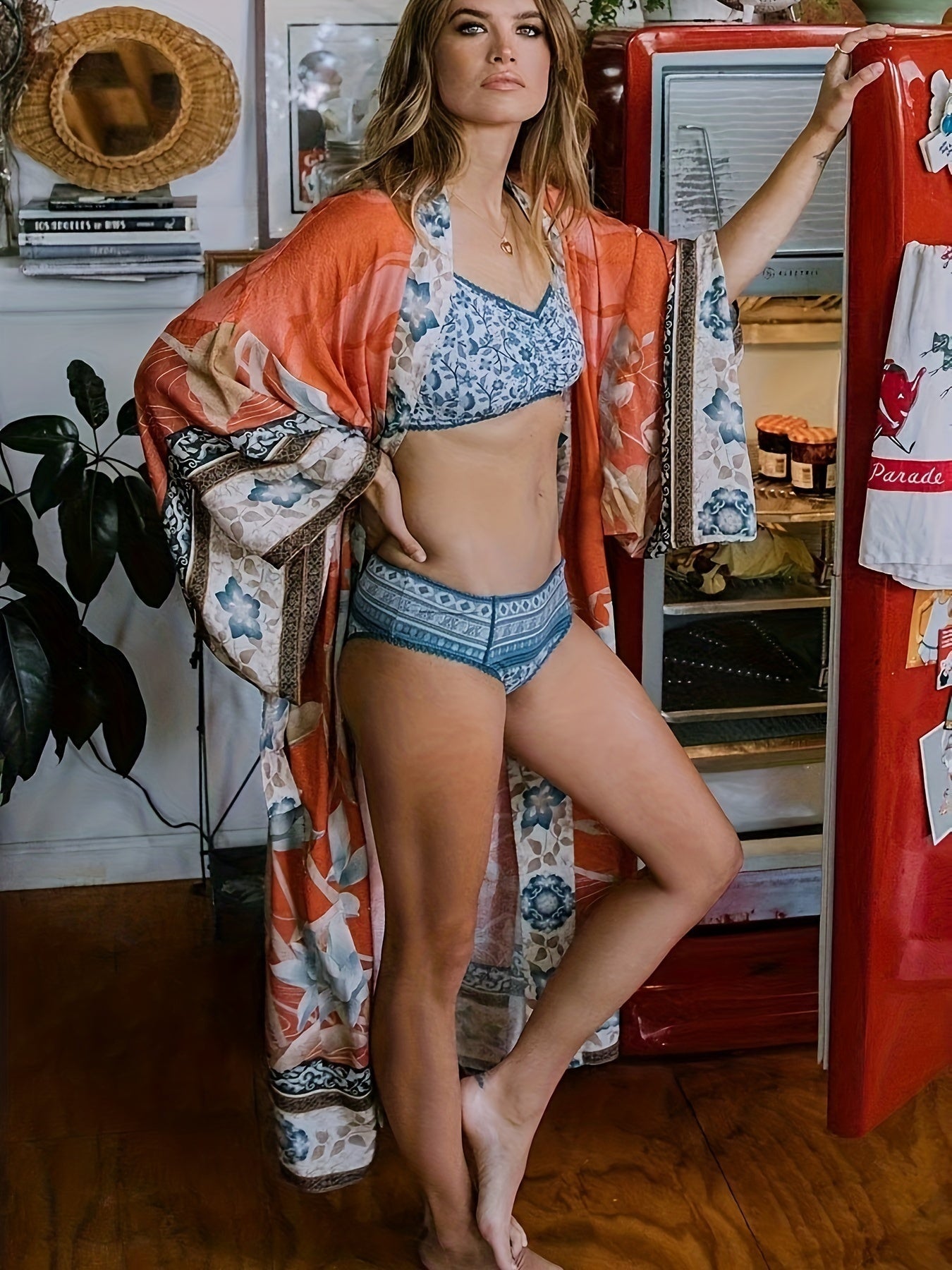 Bohemian bloemen kimono - Isla