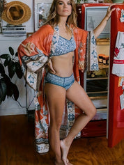 Bohemian bloemen kimono - Isla