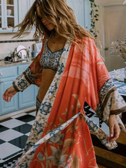 Bohemian bloemen kimono - Isla