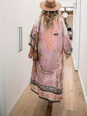 Bohemian bloemen kimono - Isla