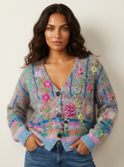 Bohemian multicolor dames vest – Soraya