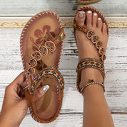 Bohemian sandalen met kralendetails - Maya