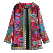 Bohemian dames vest met kleurrijk patchwork - Zaria