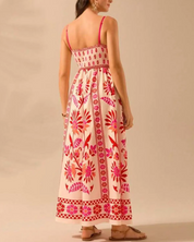 Bohemian maxi jurk met print – Zafira