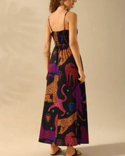 Bohemian maxi jurk met print – Zafira