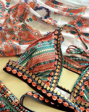 Bohemian print bikini set dames – Savanah