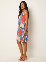 Boho zomerjurk met kleurrijke print - Mila
