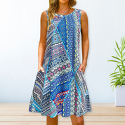 Boho zomerjurk met kleurrijke print - Mila
