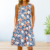 Boho zomerjurk met kleurrijke print - Mila
