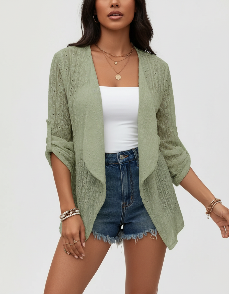 Boho luchtig dames vest - Bella