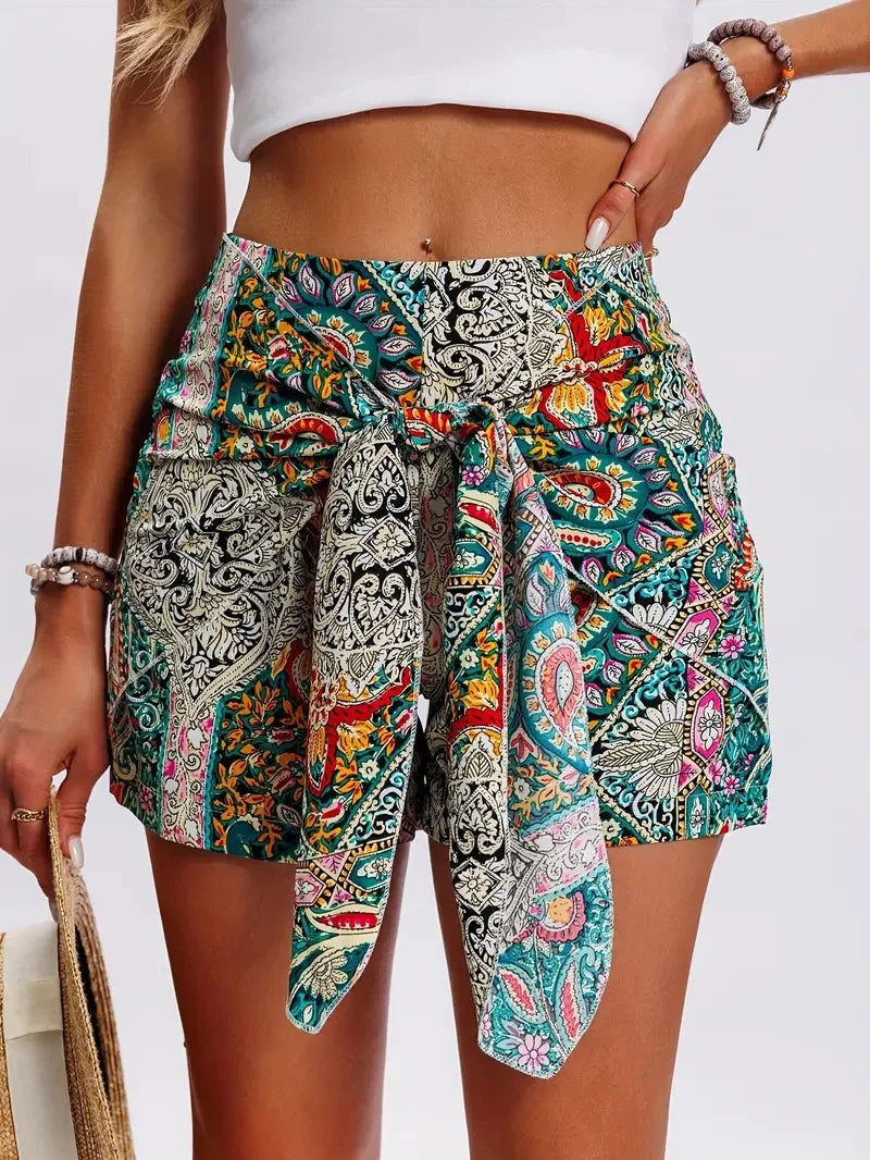 Boho paisley strikshort – Amélie