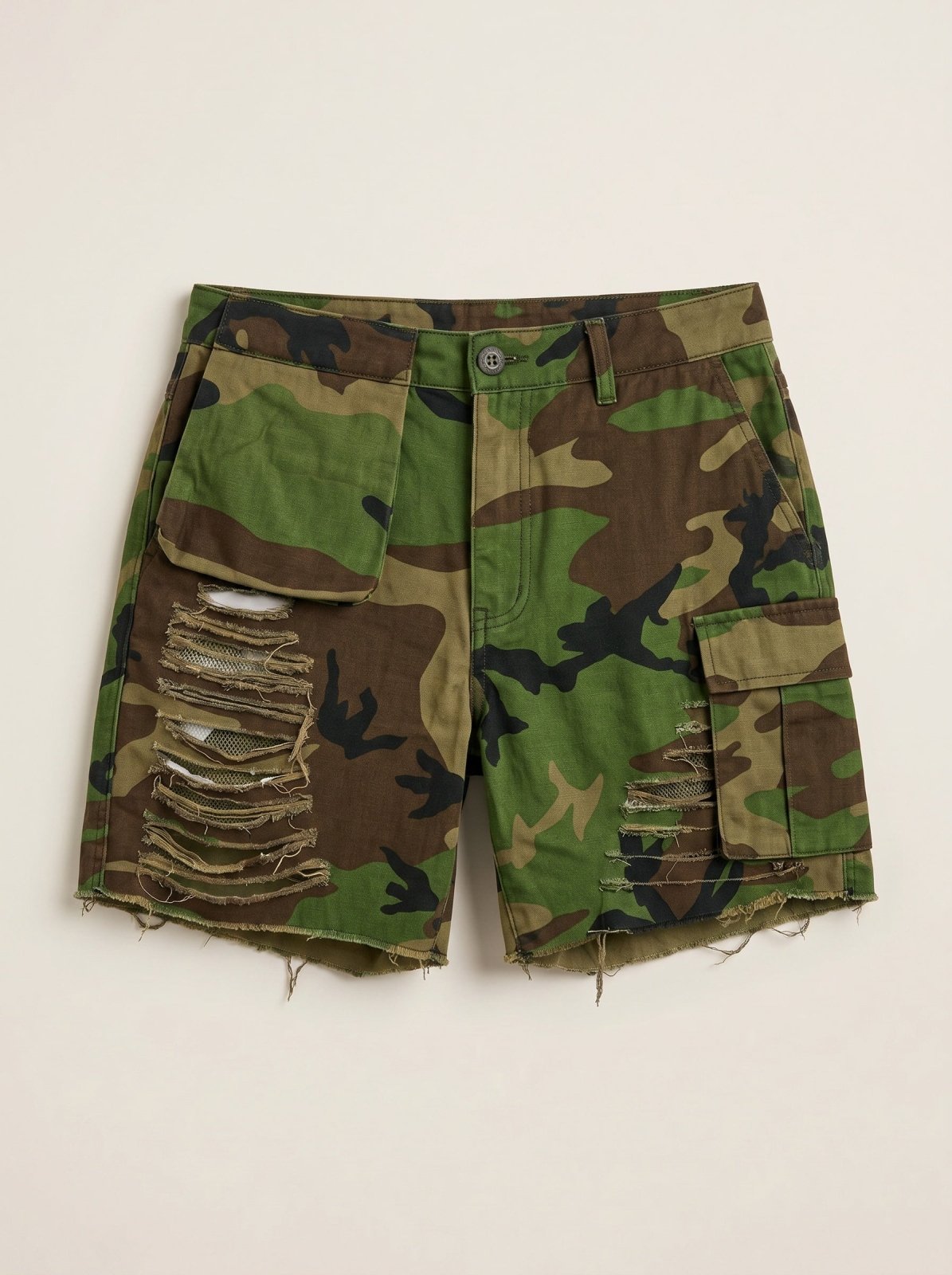 Camouflage Cargo Short – Zoë
