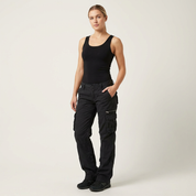 Cargo broek voor dames met rechte pijpen en streetstyle look