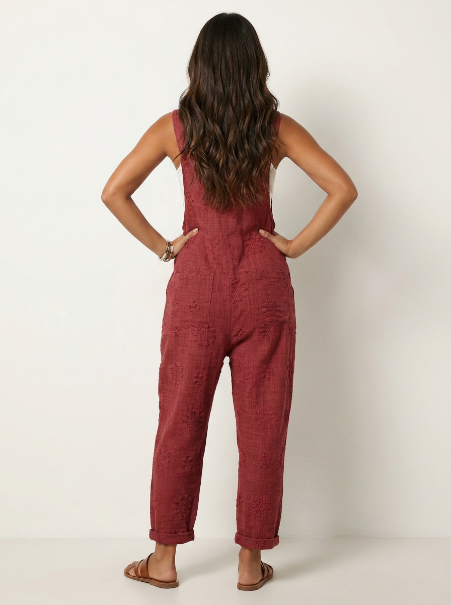 Casual women's dungaree jumpsuit - Lola