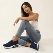 comfortabele en ademende damesschoenen voor dagelijks wandelen.