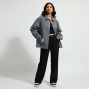 Casual corduroy dames jack – Lucienne