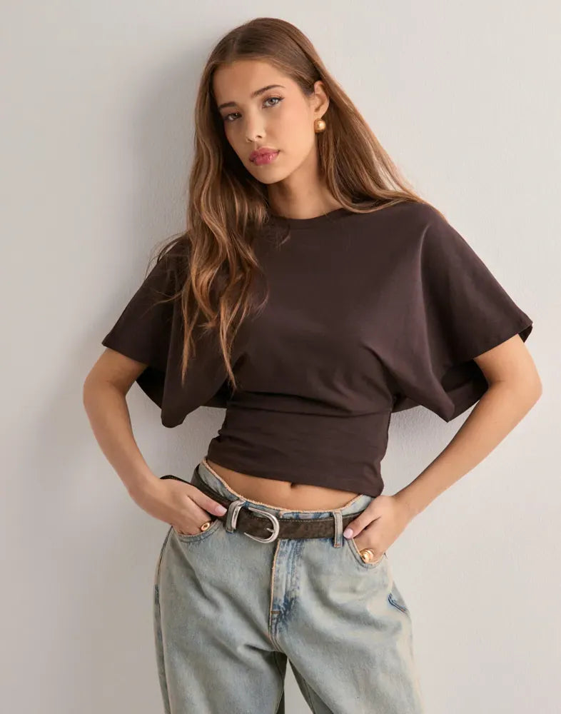 Casual cropped top dames – Erica