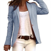 Casual dames blazer met lange mouwen – Isaline