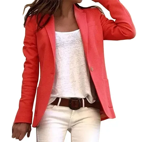 Casual dames blazer met lange mouwen – Isaline