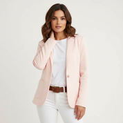 Casual dames blazer met lange mouwen – Isaline