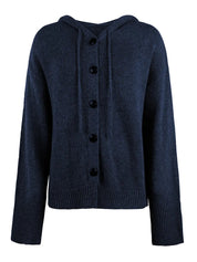 Casual gebreide dames cardigan met capuchon – Livia