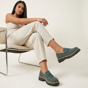 Chunky dames loafers met profielzool – Elowen