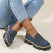 Chunky dames loafers met profielzool – Elowen