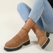 Chunky dames loafers met profielzool – Elowen