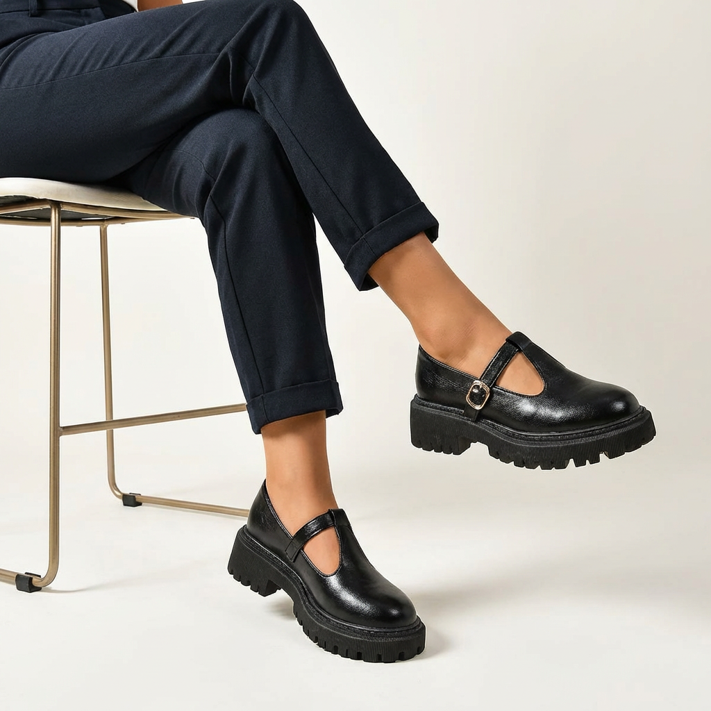 Chunky mary jane platform – Luna