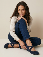 Comfort Stretch Mary Jane Flats – Sophie