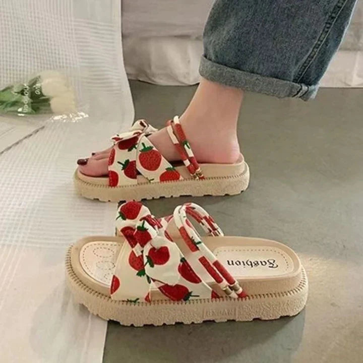 Comfort sandalen met strikdetail - Sophie