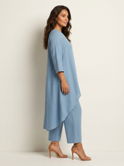 Comfortabele Dames Set met Tuniek en Losse Broek – Amara
