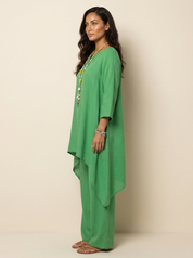 Comfortabele Dames Set met Tuniek en Losse Broek – Amara