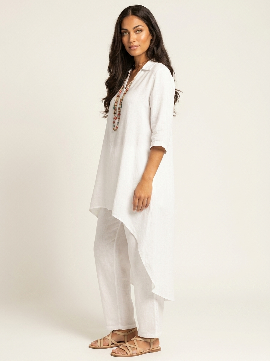 Comfortabele Dames Set met Tuniek en Losse Broek – Amara