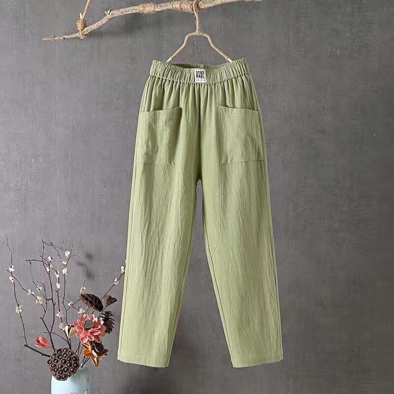 Comfortabele Linnen Look Broek - Femke