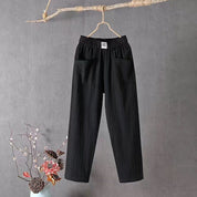 Comfortabele Linnen Look Broek - Femke