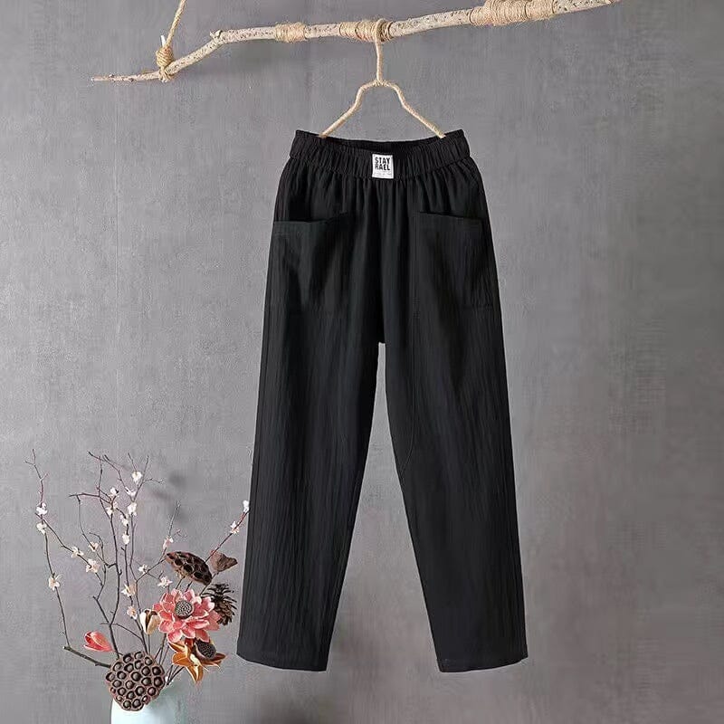 Comfortabele Linnen Look Broek - Femke