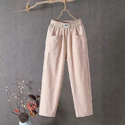 Comfortabele Linnen Look Broek - Femke