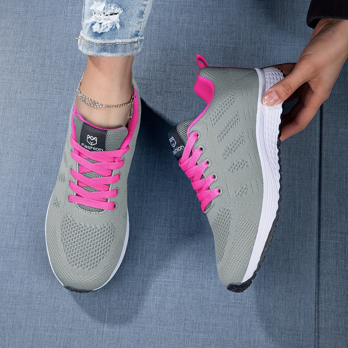 Comfortabele dames sneakers met ademend design