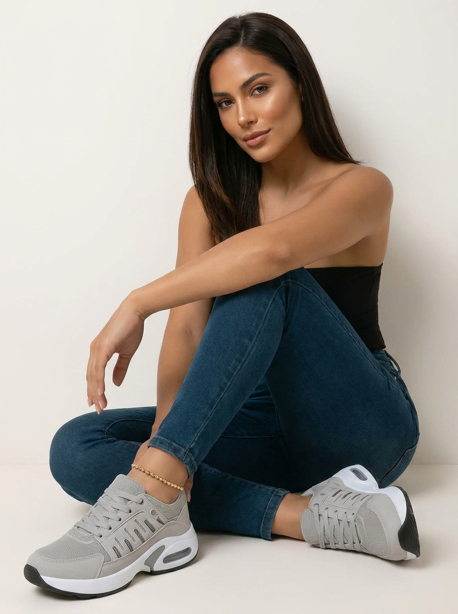 Comfortabele dames sneakers met dempende zool - Lina