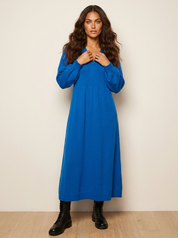 Comfortabele maxi jurk met V-hals - Lotte