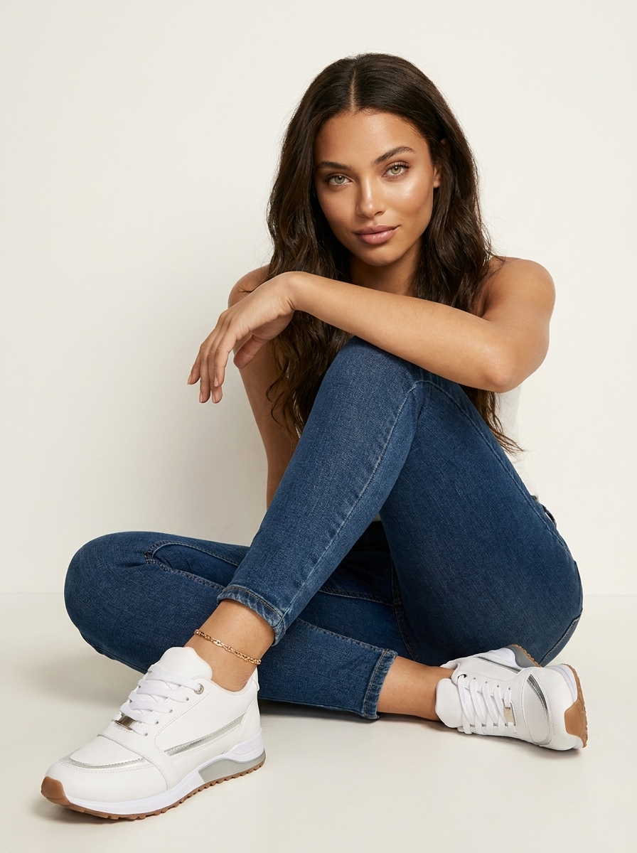 Comfortabele sneakers met sportieve zool - Nora