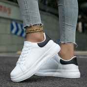 Comfortabele witte dames sneakers - Élise