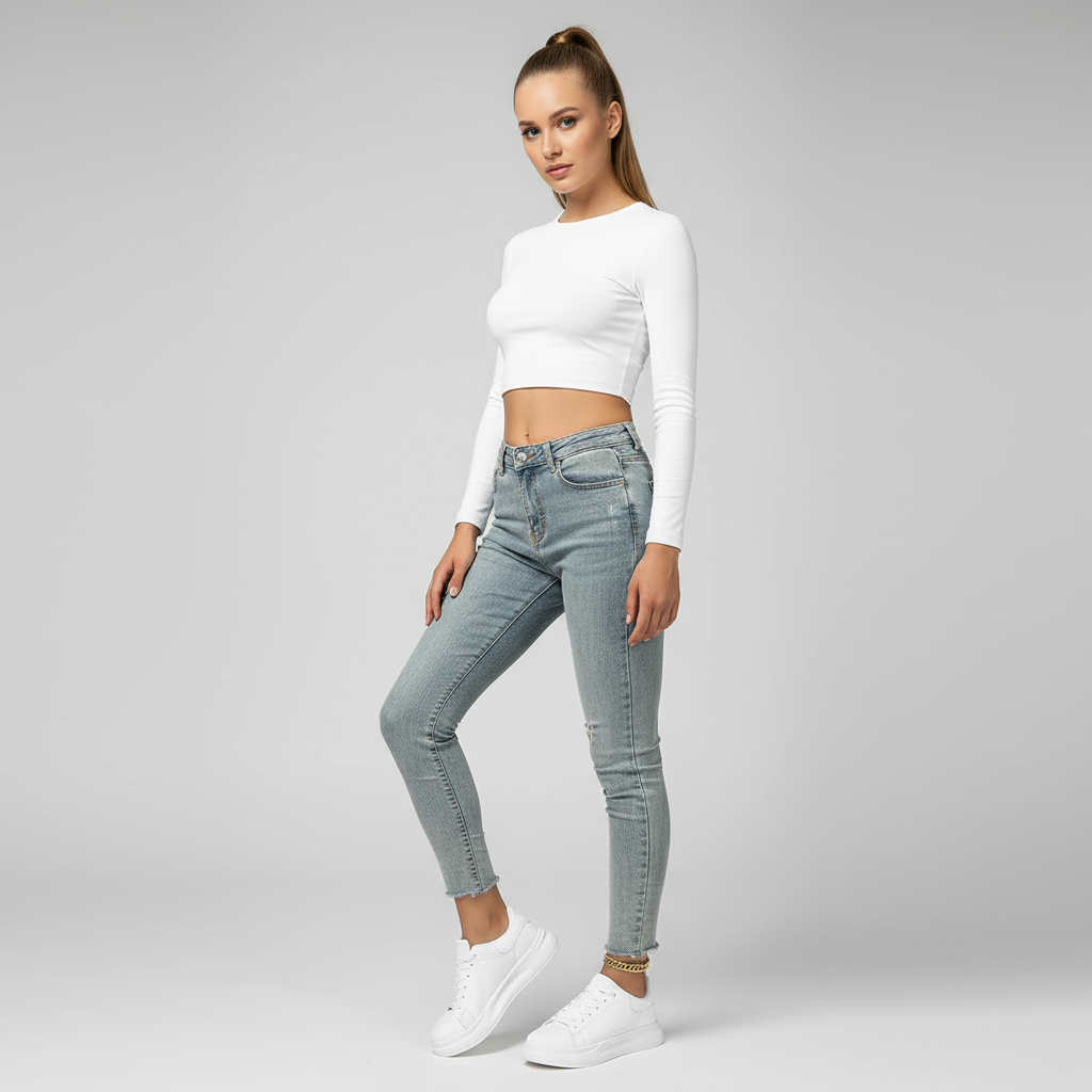 Comfortabele witte sneakers voor dames