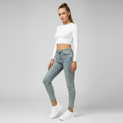 Comfortabele witte sneakers voor dames