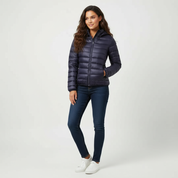 Comfortabele dames donsjack met sportieve pasvorm