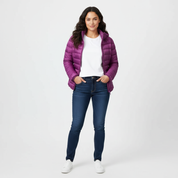 Comfortabele dames donsjack met sportieve pasvorm