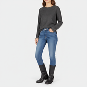 Comfortabele dameslaars met brede schacht